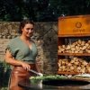 OFYR Fartuch Skórzany Brązowy